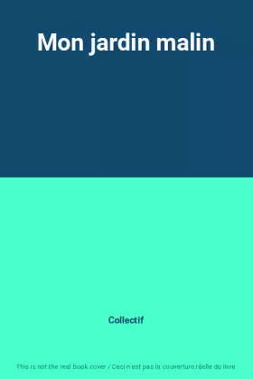 Couverture du produit · Mon jardin malin