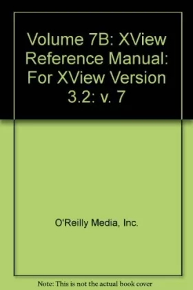 Couverture du produit · XVIEW PROGRAMMING MANUAL