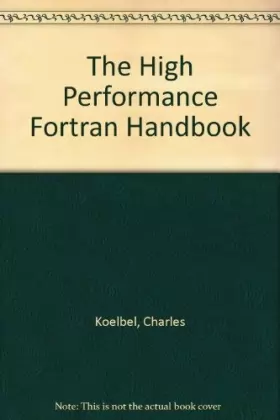 Couverture du produit · The High Performance Fortran Handbook