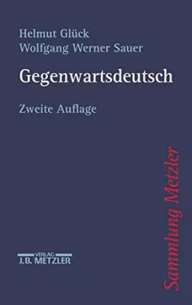 Couverture du produit · Gegenwartsdeutsch