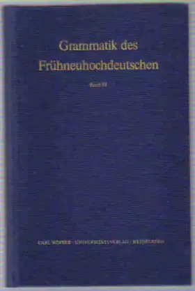 Couverture du produit · Flexion der Substantive, Bd 3