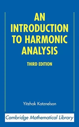 Couverture du produit · An Introduction to Harmonic Analysis