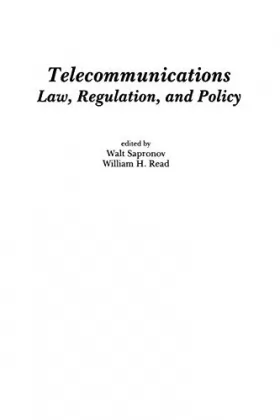 Couverture du produit · Telecommunications: Law, Regulation, and Policy