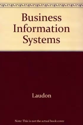 Couverture du produit · Business Information Systems