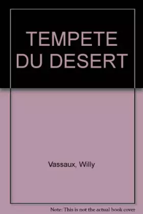 Couverture du produit · TEMPETE DU DESERT