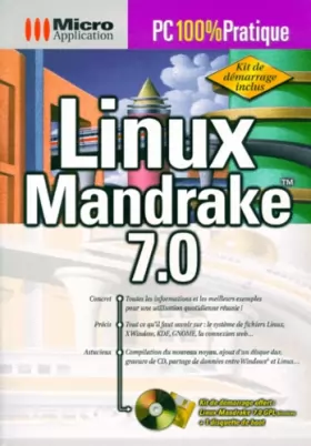 Couverture du produit · PC 100% pratique Linux Mandrake 7.0