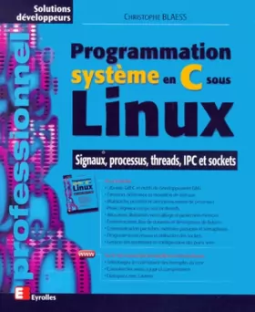 Couverture du produit · Programme système en C sous Linux
