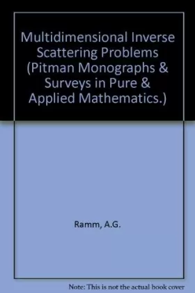 Couverture du produit · Multidimensional Inverse Scattering Problems