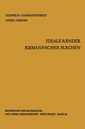 Couverture du produit · Ideale Rander Riemannscher Flachen