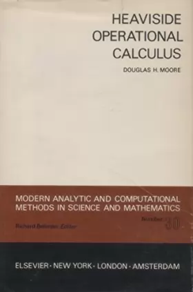 Couverture du produit · Heaviside Operational Calculus: An Elementary Foundation