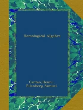 Couverture du produit · Homological Algebra