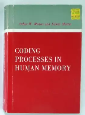 Couverture du produit · Coding Processes in Human Memory