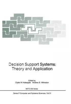 Couverture du produit · Decision Support Systems: Theory and Application