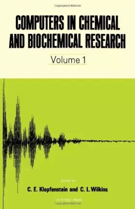 Couverture du produit · Computers in Chemical and Biochemical Research: v. 1