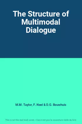 Couverture du produit · The Structure of Multimodal Dialogue