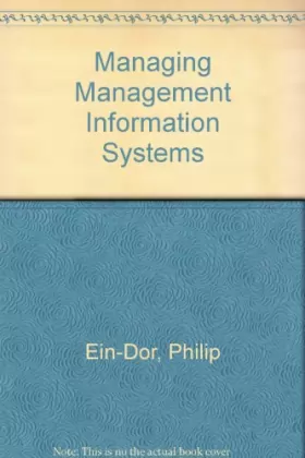 Couverture du produit · Managing management information systems