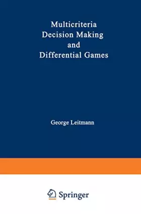 Couverture du produit · Multicriteria Decision Making and Differential Games