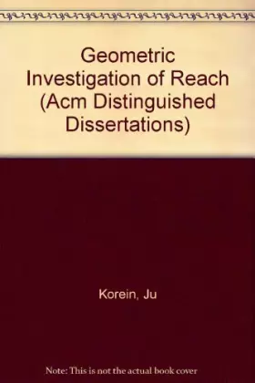 Couverture du produit · A Geometric Investigation of Reach