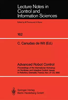 Couverture du produit · Advanced Robot Control