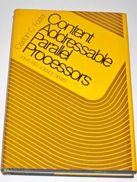 Couverture du produit · Content Addressable Parallel Processors