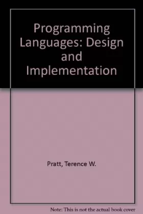 Couverture du produit · Programming Languages: Design and Implementation