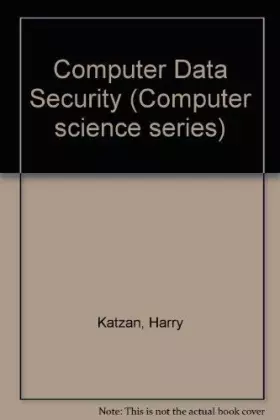 Couverture du produit · Computer Data Security