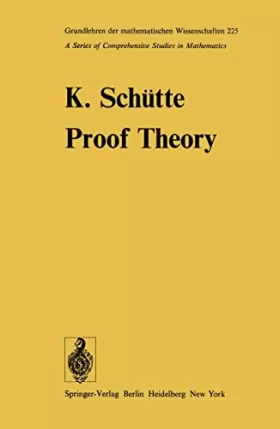 Couverture du produit · Proof Theory