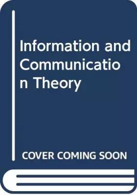 Couverture du produit · Information and Communication Theory