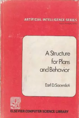 Couverture du produit · A structure for plans and behavior (Artificial intelligence series)