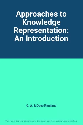 Couverture du produit · Approaches to Knowledge Representation: An Introduction