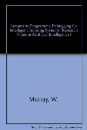 Couverture du produit · Automatic Programme Debugging for Intelligent Tutoring Systems