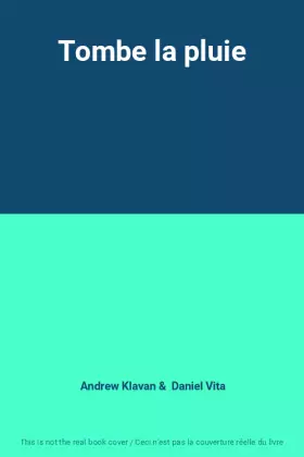 Couverture du produit · Tombe la pluie