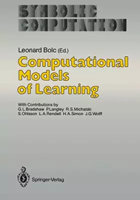 Couverture du produit · Computational Models of Learning