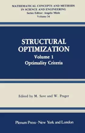 Couverture du produit · Structural Optimization: Optimality Criteria