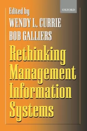 Couverture du produit · Rethinking Management Information Systems: An Interdisciplinary Perspective