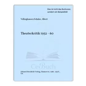 Couverture du produit · Theaterkritik 1952-60.