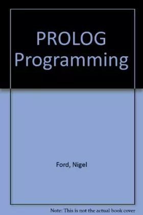 Couverture du produit · PROLOG Programming