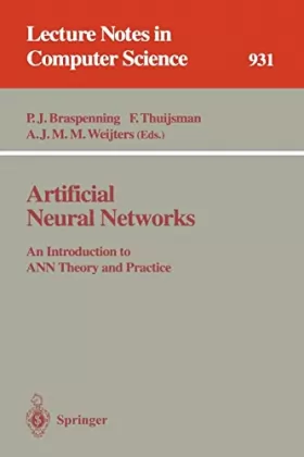 Couverture du produit · Artificial Neural Networks: An Introduction to ANN Theory and Practice