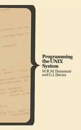 Couverture du produit · Programming the Unix System