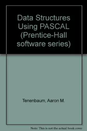 Couverture du produit · Data Structures Using PASCAL