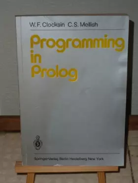 Couverture du produit · Programming in Prolog