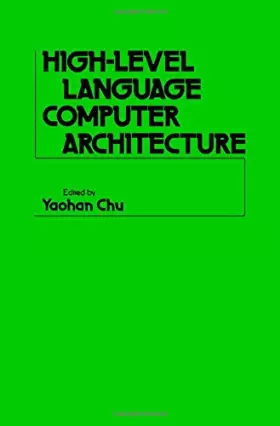 Couverture du produit · High-Level Language Computer Architecture