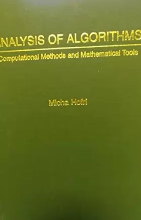 Couverture du produit · Analysis of Algorithms: Computational Methods & Mathematical Tools