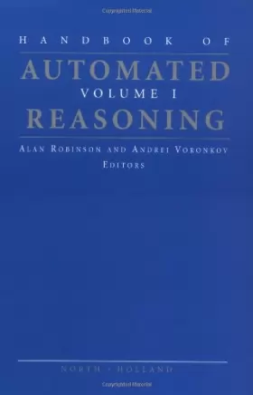 Couverture du produit · Handbook of Automated Reasoning