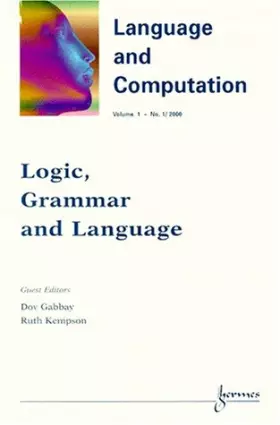 Couverture du produit · Logic, Grammar and Language