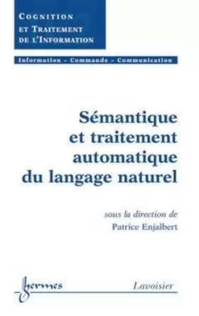 Couverture du produit · Sémantique et traitement automatique du langage naturel