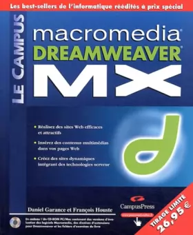 Couverture du produit · Dreamweaver MX : Sélection Campus (CD-Rom inclus)