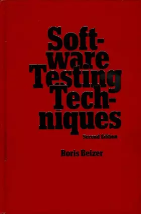 Couverture du produit · Software Testing Techniques