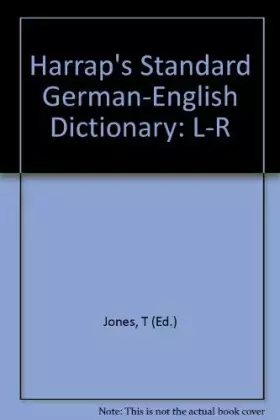 Couverture du produit · Harrap's Standard German-English Dictionary: L-R v. 3