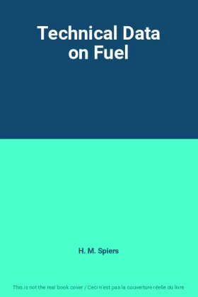 Couverture du produit · Technical Data on Fuel